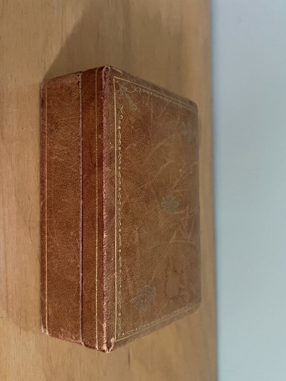 Charming Antique Leather Box